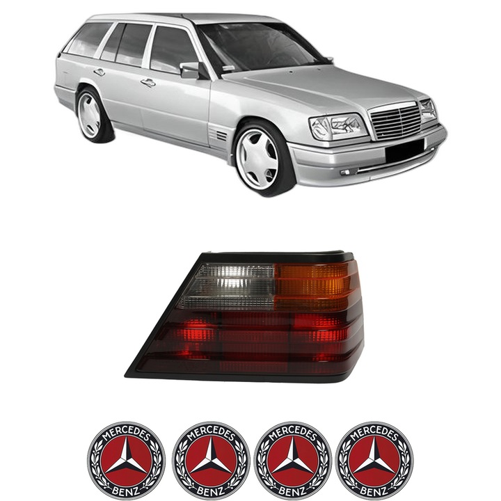 Lampa Stop Spate Dreapta MERCEDES-BENZ 124 T-Model (S124) din 1985-1993, Auto, DEPO, 4x Stickere auto cu MERCEDES-BENZ