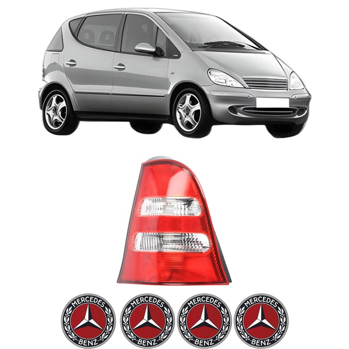 Lampa Stop Spate Stanga MERCEDES-BENZ A-CLASS (W168) din 1997-2004, Auto, DEPO, 4x Stickere auto cu MERCEDES-BENZ
