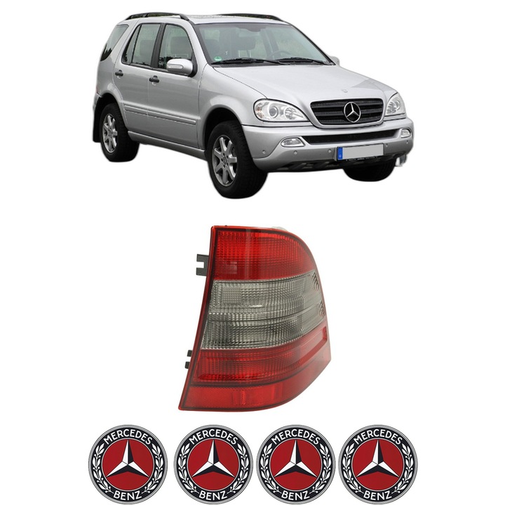 Lampa Stop Spate Dreapta MERCEDES-BENZ M-CLASS (W163) din 1998-2005, Auto, DEPO, 4x Stickere auto cu MERCEDES-BENZ