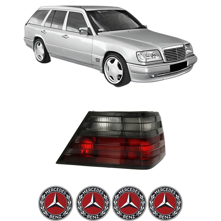 Lampa Stop Spate Dreapta MERCEDES-BENZ 124 T-Model (S124) din 1985-1993, Auto, DEPO, 4x Stickere auto cu MERCEDES-BENZ