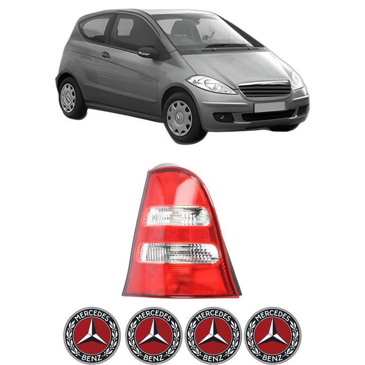 Lampa Stop Spate Stanga MERCEDES-BENZ A-CLASS (W169) din 2004-2012, Auto, DEPO, 4x Stickere auto cu MERCEDES-BENZ