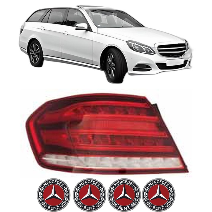Lampa Stop Spate Dreapta MERCEDES-BENZ E-CLASS T-Model (S212) din 2009-2016, Auto, DEPO, 4x Stickere auto cu MERCEDES-BENZ