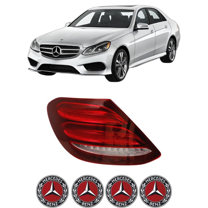 Lampa Stop Spate Stanga MERCEDES-BENZ E-CLASS (W213) din 2016-2023, Auto, DEPO, 4x Stickere auto cu MERCEDES-BENZ