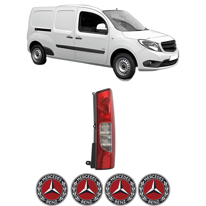 Lampa Stop Spate Dreapta MERCEDES-BENZ CITAN Box Body/MPV (W415) din 2012-2021, Auto, DEPO, 4x Stickere auto cu MERCEDES-BENZ