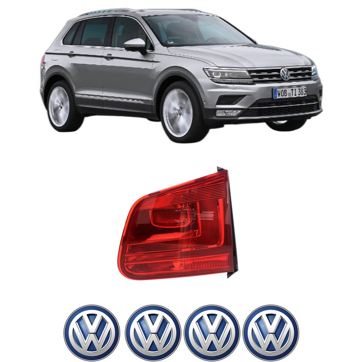 Lampa Stop Spate Dreapta Volkswagen TIGUAN SUV Van (AD1) din 2016-2020, Auto, DEPO, 4x Stickere auto cu Volkswagen