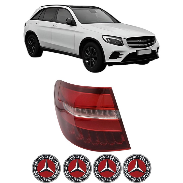 Lampa Stop Spate Stanga MERCEDES-BENZ GLC (X253) din 2015-2022, Auto, DEPO, 4x Stickere auto cu MERCEDES-BENZ