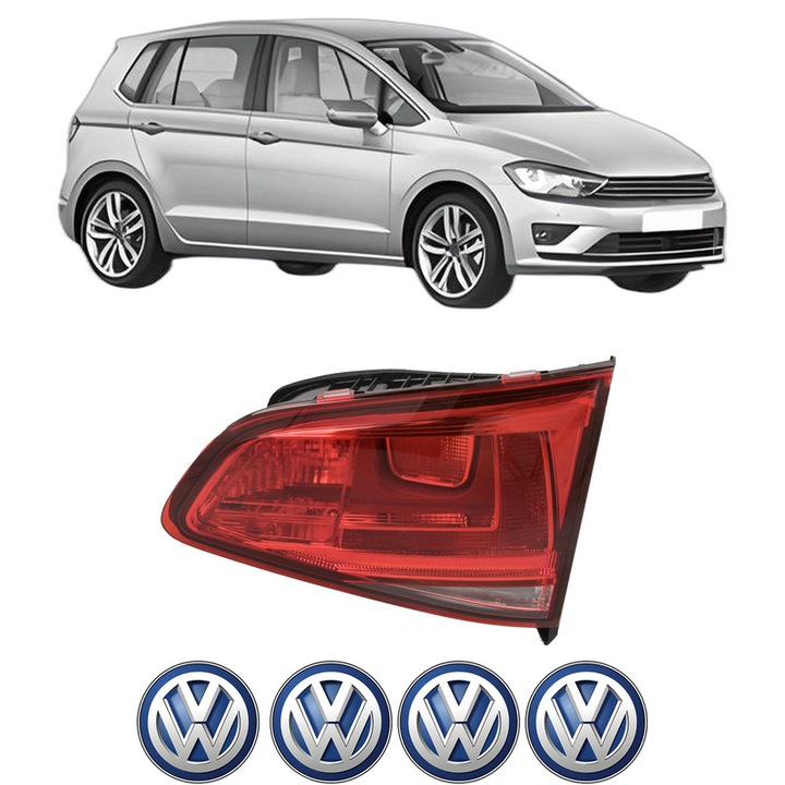 Lampa Stop Spate Dreapta Volkswagen GOLF SPORTSVAN VII (AM1, AN1) din 2014-2020, Auto, DEPO, 4x Stickere auto cu Volkswagen