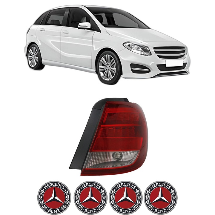 Lampa Stop Spate Dreapta MERCEDES-BENZ B-CLASS Sports Tourer (W246, W242) din 2011-2018, Auto, DEPO, 4x Stickere auto cu MERCEDES-BENZ