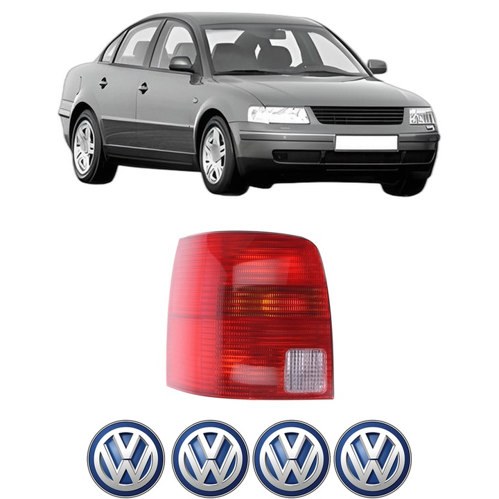 Lampa Stop Spate Stanga Volkswagen PASSAT B5 (3B2) din 1996-2000, Auto, DEPO, 4x Stickere auto cu Volkswagen