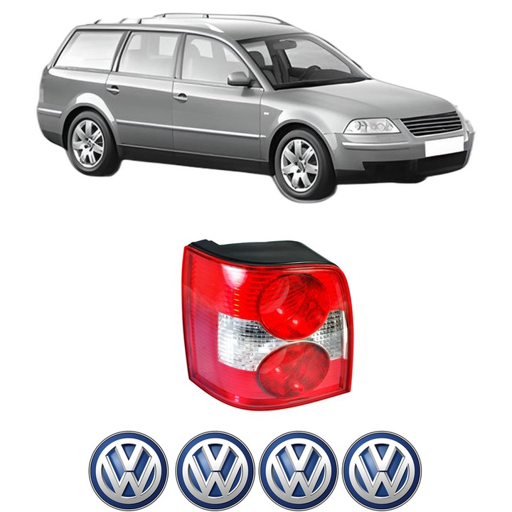 Lampa Stop Spate Stanga Volkswagen PASSAT B5.5 Variant (3B6) din 2000-2005, Auto, DEPO, 4x Stickere auto cu Volkswagen