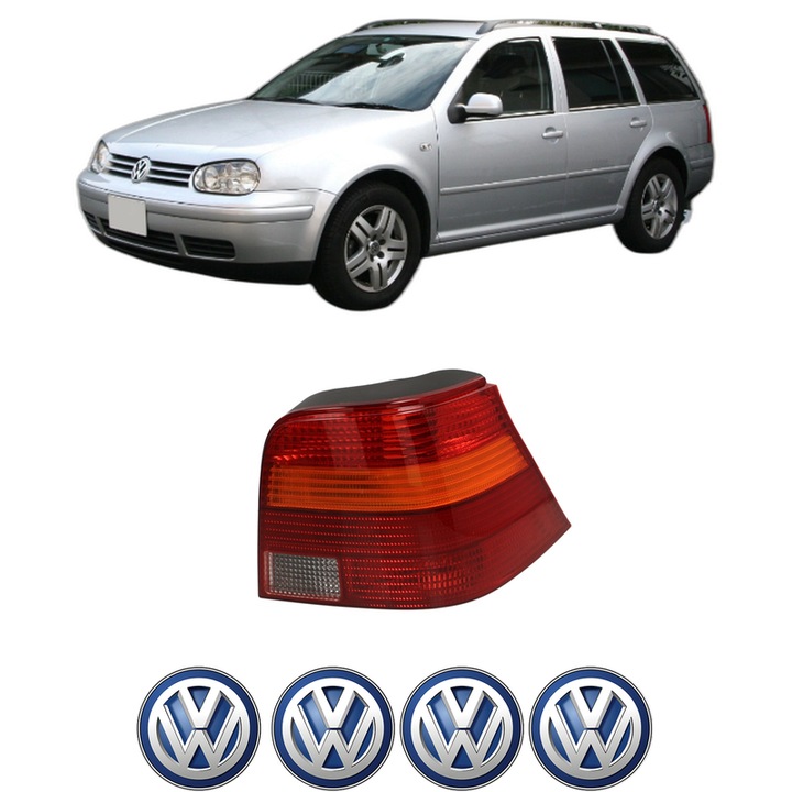 Lampa Stop Spate Dreapta Volkswagen GOLF VAN IV Variant (1J5) din 1999-2006, Auto, DEPO, 4x Stickere auto cu Volkswagen