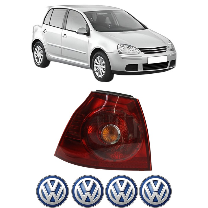 Lampa Stop Spate Stanga Volkswagen GOLF V (1K1) din 2003-2009, Auto, DEPO, 4x Stickere auto cu Volkswagen