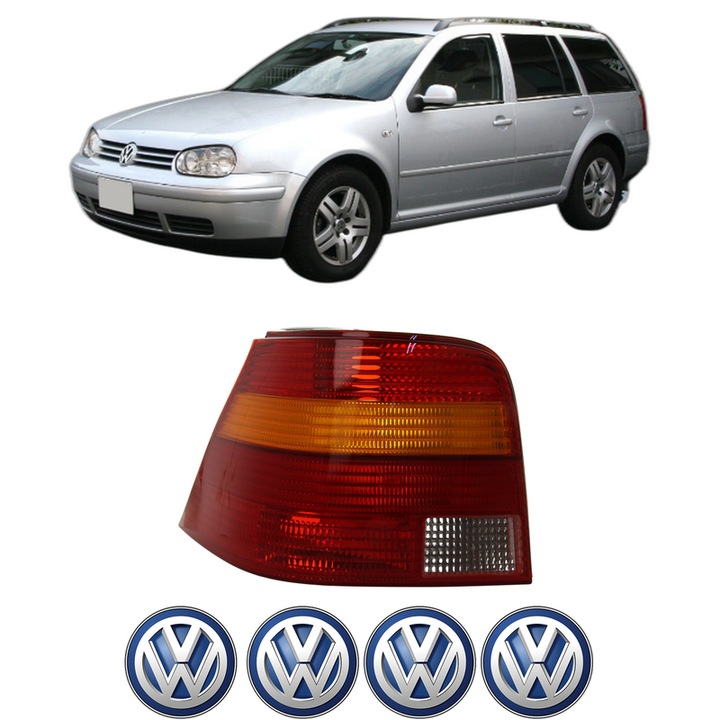 Lampa Stop Spate Stanga Volkswagen GOLF VAN IV Variant (1J5) din 1999-2006, Auto, DEPO, 4x Stickere auto cu Volkswagen