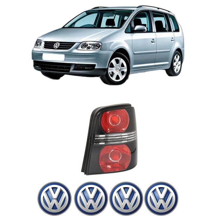 Lampa Stop Spate Dreapta Volkswagen TOURAN VAN (1T1, 1T2) din 2003-2010, Auto, DEPO, 4x Stickere auto cu Volkswagen
