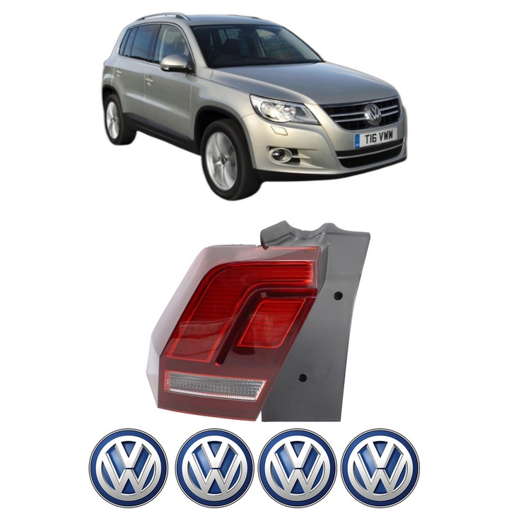 Lampa Stop Spate Stanga Volkswagen TIGUAN VAN (5N_) din 2007-2018, Auto, DEPO, 4x Stickere auto cu Volkswagen