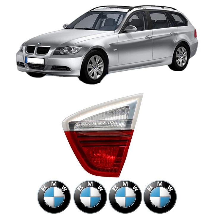 Lampa Stop Spate Dreapta BMW Seria 3 Touring (E91) din 2004-2012, Auto, DEPO, 4x Stickere auto cu BMW