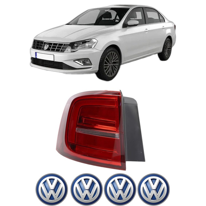 Lampa Stop Spate Stanga Volkswagen JETTA IV (162, 163, AV3, AV2) din 2010-2018, Auto, DEPO, 4x Stickere auto cu Volkswagen