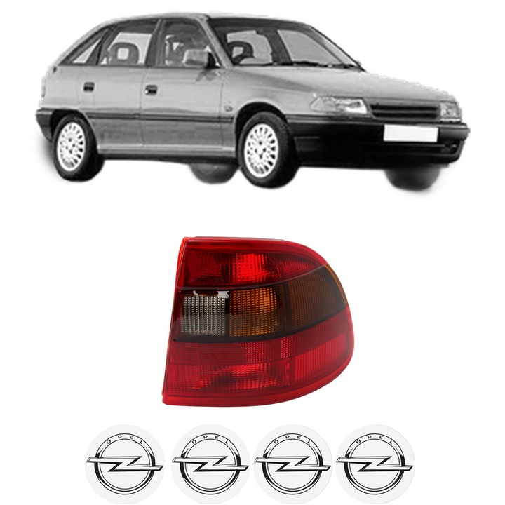 Lampa Stop Spate Dreapta OPEL ASTRA F Saloon (T92) din 1991-1998, Auto, DEPO, 4x Stickere auto cu OPEL