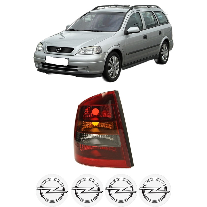 Lampa Stop Spate Stanga OPEL ASTRA G CLASSIC Caravan (F35) din 2004-2009, Auto, DEPO, 4x Stickere auto cu OPEL