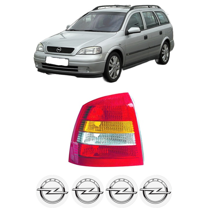 Lampa Stop Spate Stanga OPEL ASTRA G CLASSIC Caravan (F35) din 2004-2009, Auto, DEPO, 4x Stickere auto cu OPEL