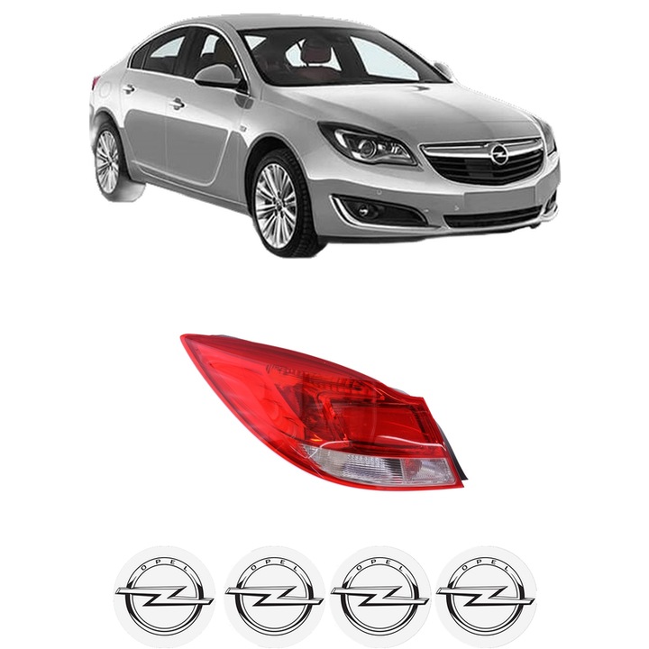 Lampa Stop Spate Stanga OPEL INSIGNIA A (G09) din 2008-2017, Auto, DEPO, 4x Stickere auto cu OPEL