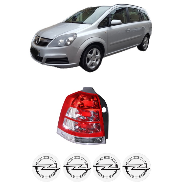 Lampa Stop Spate Stanga OPEL ZAFIRA B Box Body/MPV (A05) din 2005-2015, Auto, DEPO, 4x Stickere auto cu OPEL
