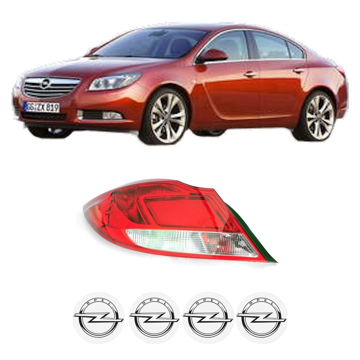 Lampa Stop Spate Stanga OPEL INSIGNIA A Saloon (G09) din 2008-2017, Auto, DEPO, 4x Stickere auto cu OPEL