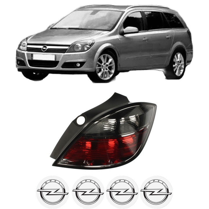 Lampa Stop Spate Dreapta OPEL ASTRA H Estate (A04) din 2004-2014, Auto, DEPO, 4x Stickere auto cu OPEL