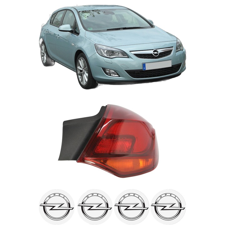 Lampa Stop Spate Dreapta OPEL ASTRA J (P10) din 2009-2015, Auto, DEPO, 4x Stickere auto cu OPEL