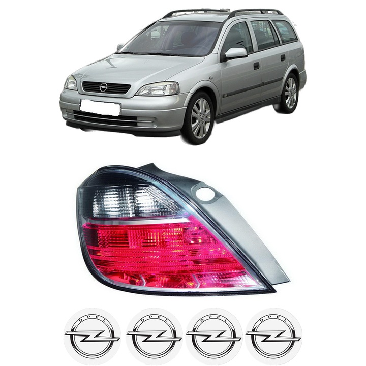 Lampa Stop Spate Stanga OPEL ASTRA H Estate Van (L70) din 2004-2014, Auto, DEPO, 4x Stickere auto cu OPEL