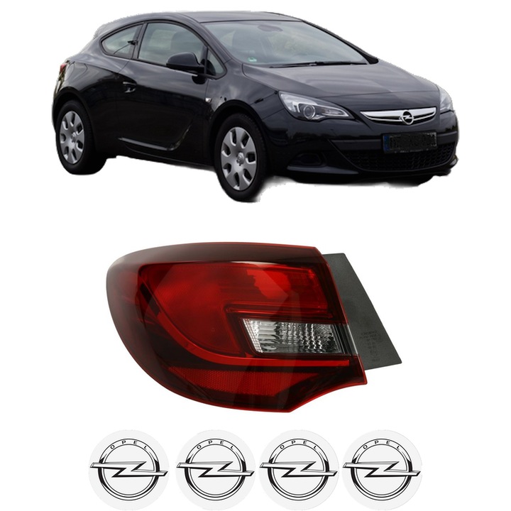 Lampa Stop Spate Stanga OPEL ASTRA J GTC din 2011-2018, Auto, DEPO, 4x Stickere auto cu OPEL