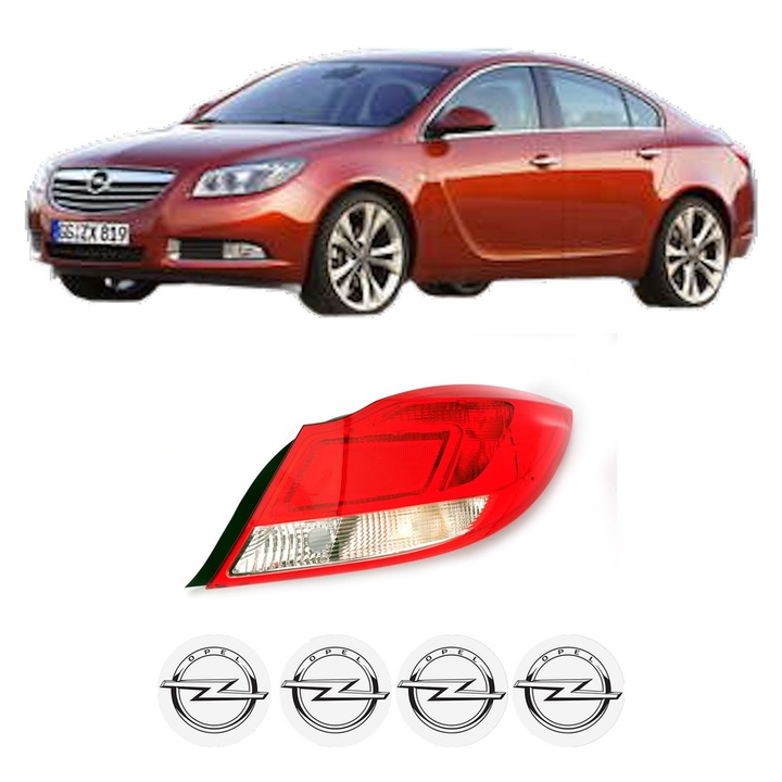 Lampa Stop Spate Dreapta OPEL INSIGNIA A Saloon (G09) din 2008-2017, Auto, DEPO, 4x Stickere auto cu OPEL