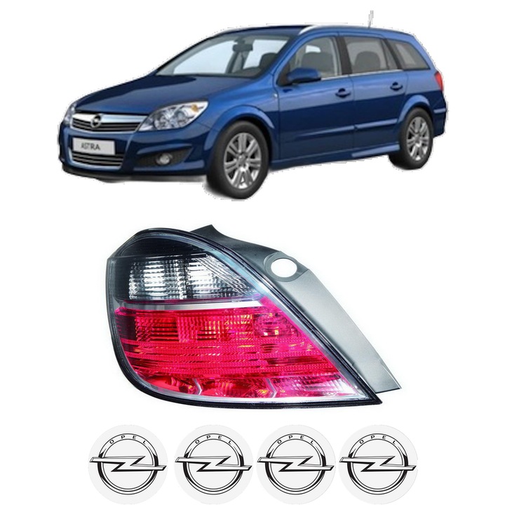 Lampa Stop Spate Stanga OPEL ASTRA H CLASSIC Estate (A04) din 2006-2014, Auto, DEPO, 4x Stickere auto cu OPEL