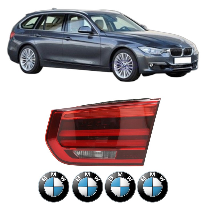 Lampa Stop Spate Dreapta BMW Seria 3 Touring Van (F31) din 2012-2019, Auto, DEPO, 4x Stickere auto cu BMW