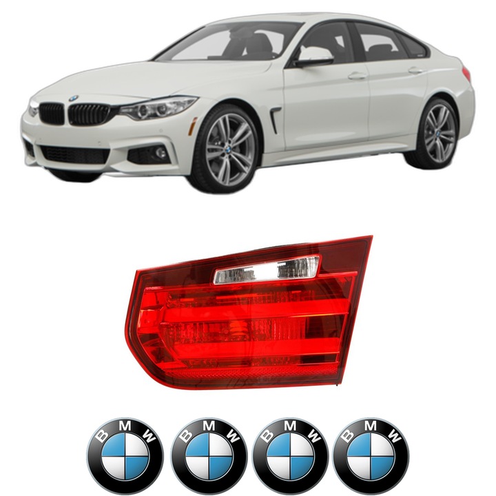 Lampa Stop Spate Dreapta BMW Seria 3 Gran Turismo (F34) din 2012-2018, Auto, DEPO, 4x Stickere auto cu BMW