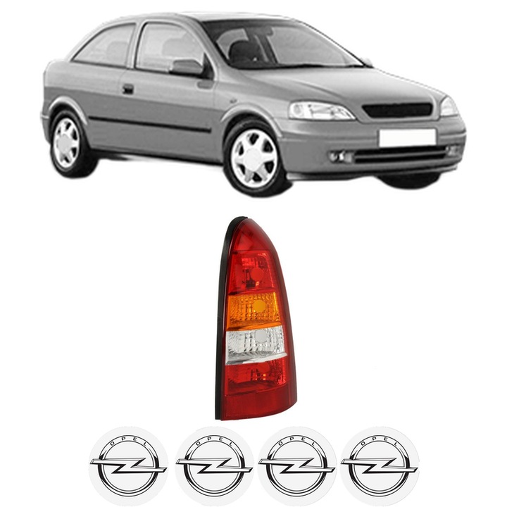 Lampa Stop Spate Dreapta OPEL ASTRA G Hatchback (T98) din 1998-2009, Auto, DEPO, 4x Stickere auto cu OPEL