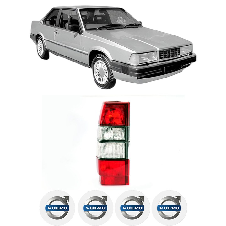 Lampa Stop Spate Stanga VOLVO 780 (782) din 1986-1990, Auto, DEPO, 4x Stickere auto cu VOLVO