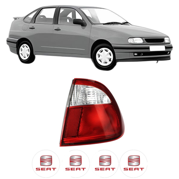 Lampa Stop Spate Dreapta SEAT CORDOBA (6K1, 6K2) din 1993-2002, Auto, DEPO, 4x Stickere auto cu SEAT
