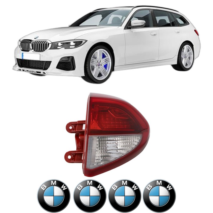 Lampa Stop Spate Dreapta BMW Seria 3 Touring (G21, G81) din 2019-2021, Auto, DEPO, 4x Stickere auto cu BMW