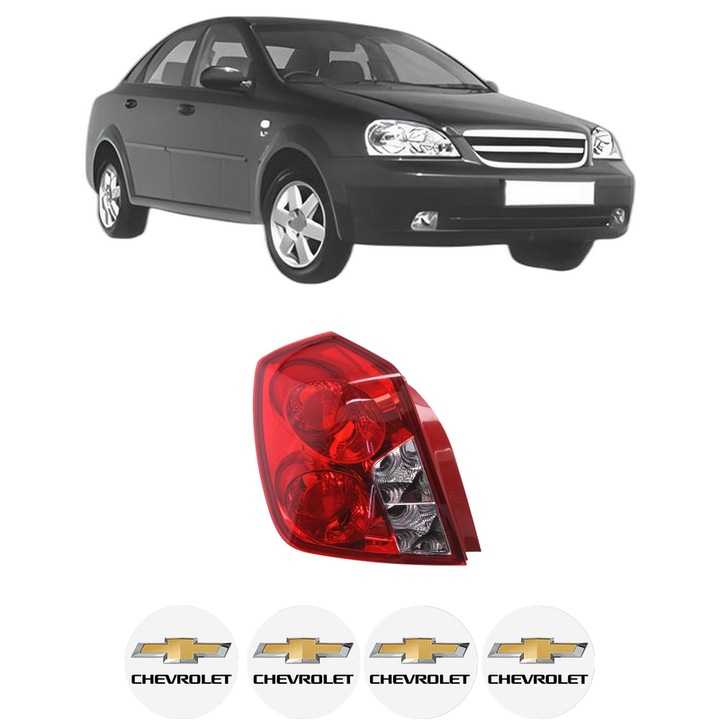 Lampa Stop Spate Stanga CHEVROLET LACETTI Saloon (J200) din 2003-2013, Auto, DEPO, 4x Stickere auto cu CHEVROLET