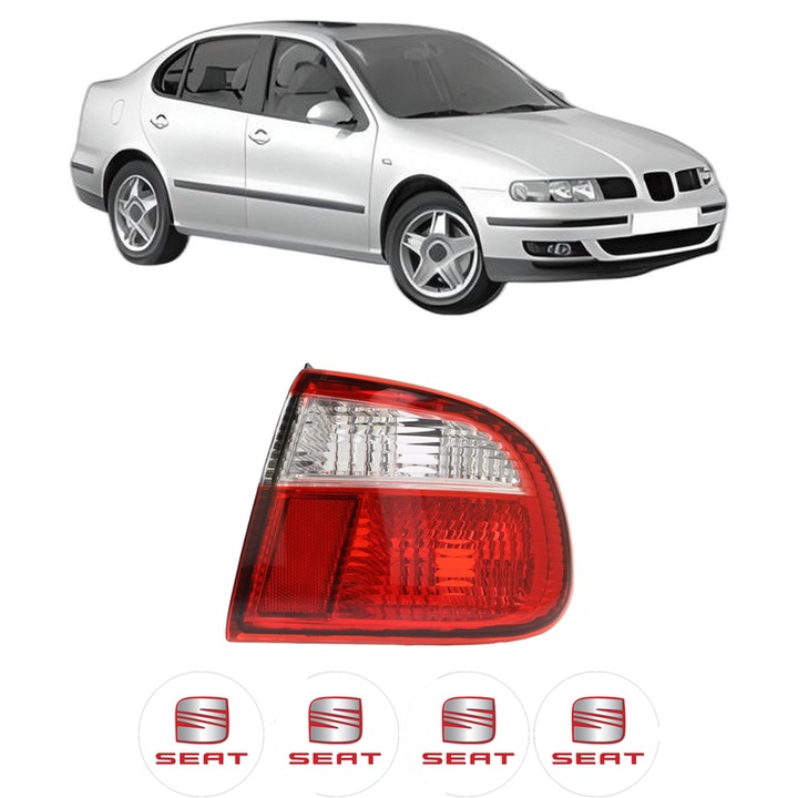 Lampa Stop Spate Stanga SEAT TOLEDO II (1M2) din 1998-2006, Auto, DEPO, 4x Stickere auto cu SEAT