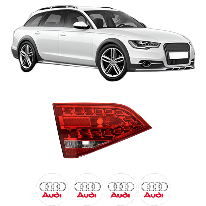 Lampa Stop Spate Stanga AUDI A4 Allroad B8 (8KH) din 2009-2016, Auto, DEPO, 4x Stickere auto cu AUDI