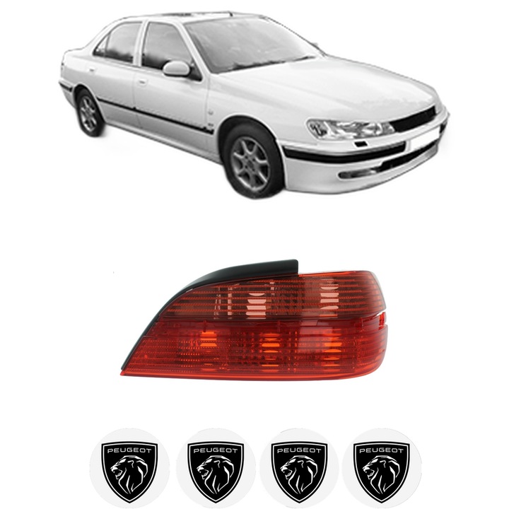 Lampa Stop Spate Dreapta PEUGEOT 406 (8B) din 1995-2004, Auto, DEPO, 4x Stickere auto cu PEUGEOT