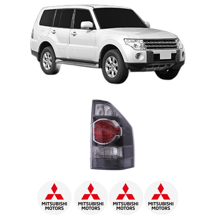 Lampa Stop Spate Dreapta MITSUBISHI PAJERO IV Van (V9_, V8_, V8_V) din 2006-2010, Auto, DEPO, 4x Stickere auto cu MITSUBISHI