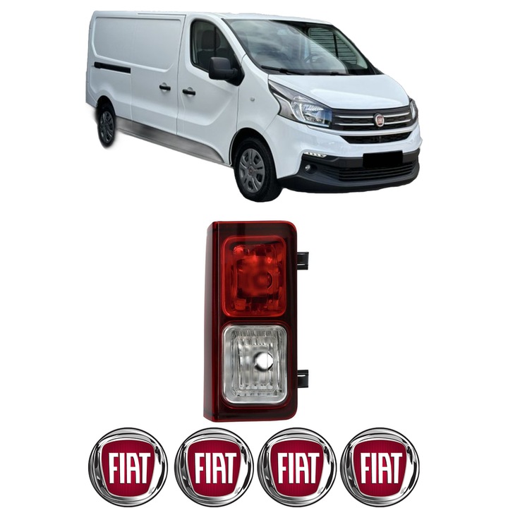 Lampa Stop Spate Dreapta FIAT TALENTO Van (296_) din 2016-2019, Auto, DEPO, 4x Stickere auto cu FIAT