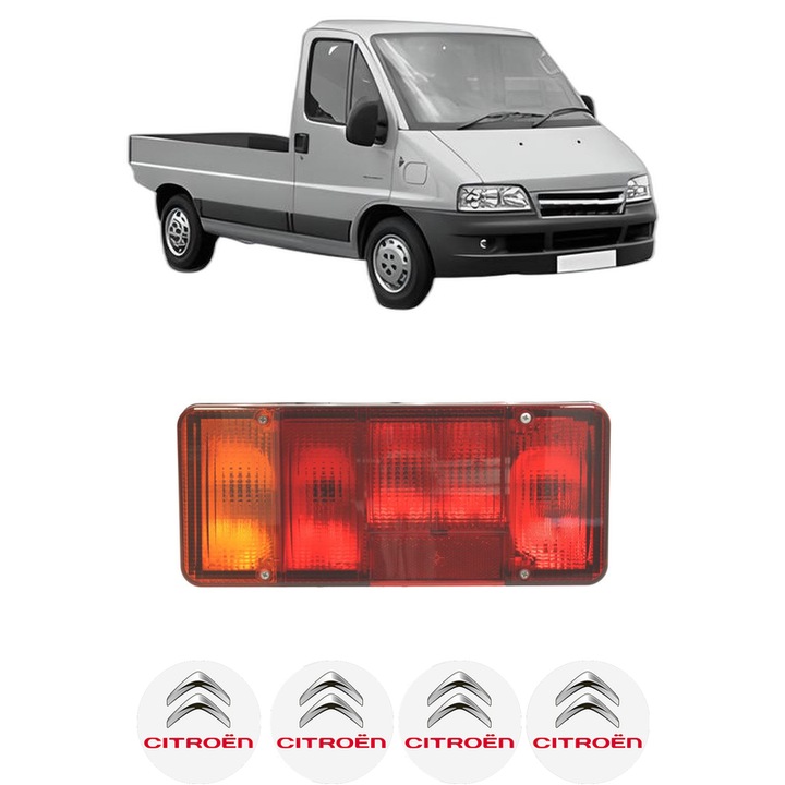 Lampa Stop Spate Stanga CITROEN JUMPER I Platform/Chassis (244) din 2002-2006, Auto, DEPO, 4x Stickere auto cu CITROEN