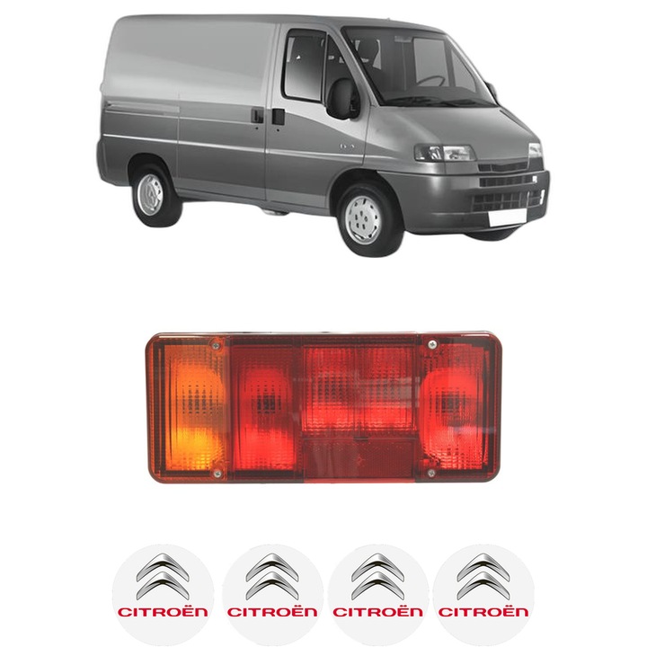 Lampa Stop Spate Stanga CITROEN JUMPER I Van (230L) din 1994-2002, Auto, DEPO, 4x Stickere auto cu CITROEN