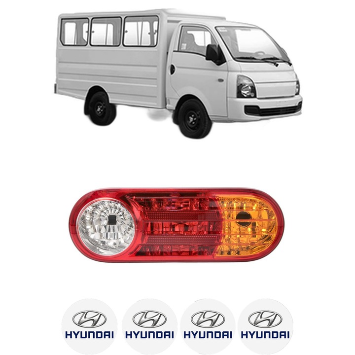 Lampa Stop Spate Dreapta HYUNDAI H100 TRUCK din 1996, Auto, DEPO, 4x Stickere auto cu HYUNDAI