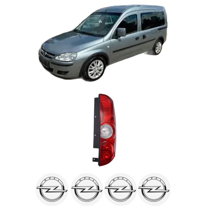 Lampa Stop Spate Dreapta OPEL COMBO Tour din 2001-2011, Auto, DEPO, 4x Stickere auto cu OPEL