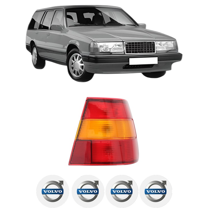 Lampa Stop Spate Dreapta VOLVO 940 Kombi (945) din 1990-1995, Auto, DEPO, 4x Stickere auto cu VOLVO